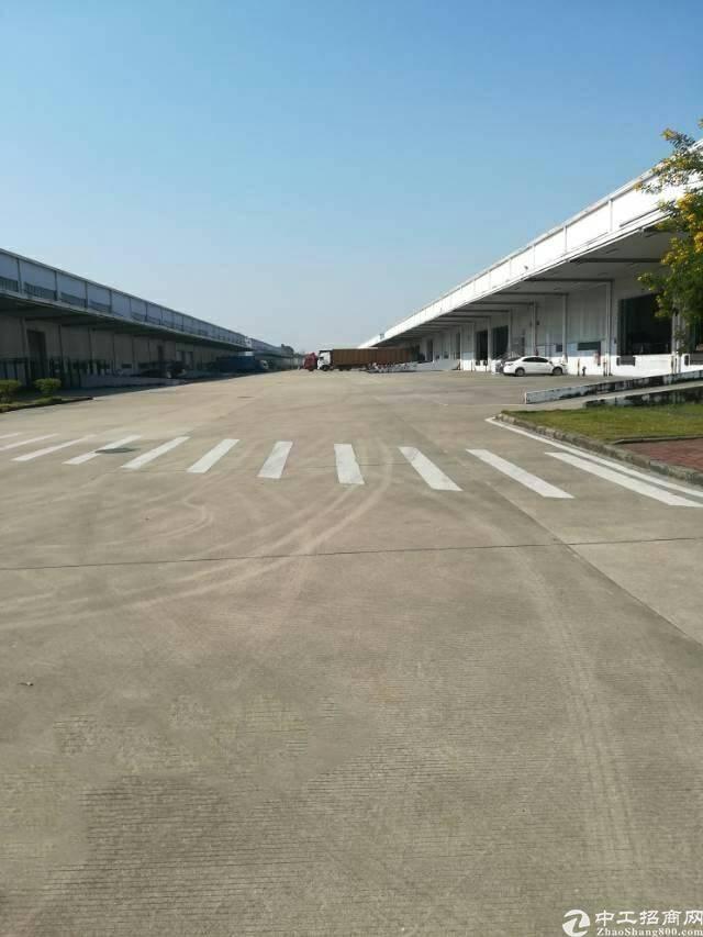 惠州高速出口处超大空地停车位标准物流园30000平方招租可分