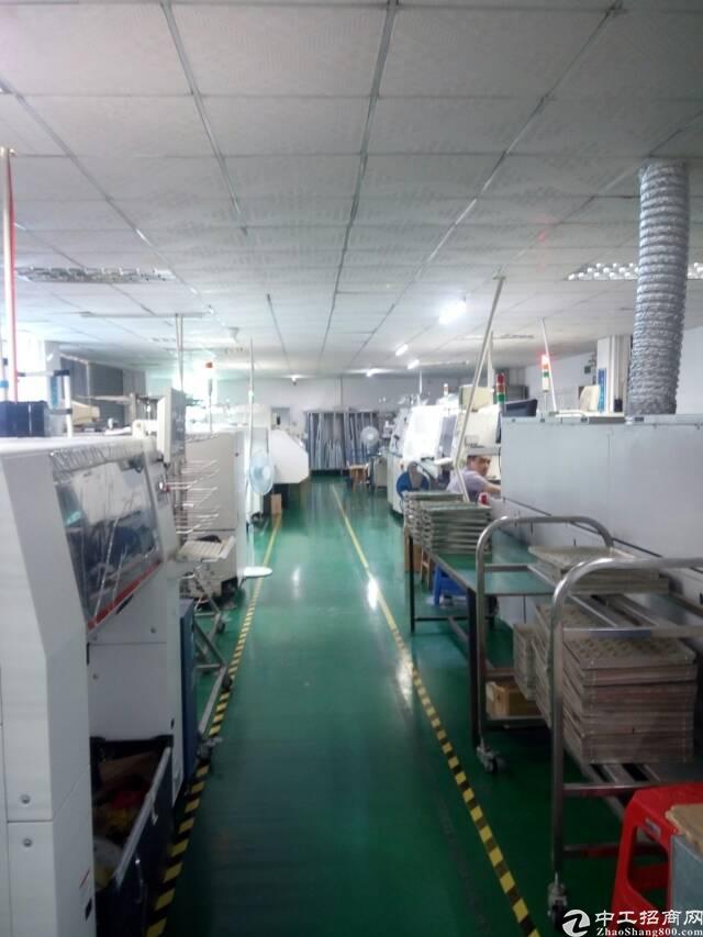 大浪楼上电子厂带装修厂房招租800㎡水电齐全