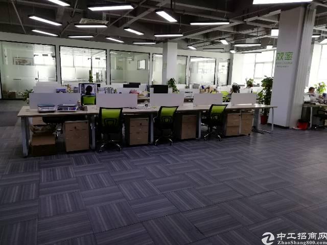 西乡11号线高端成熟园区楼上精装850平米7+1出租