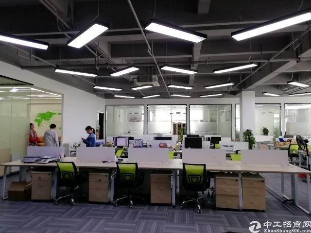 西乡11号线高端成熟园区楼上精装850平米7+1出租