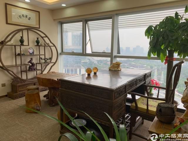 天河区一线江景高层5+1格局豪装办公室转租