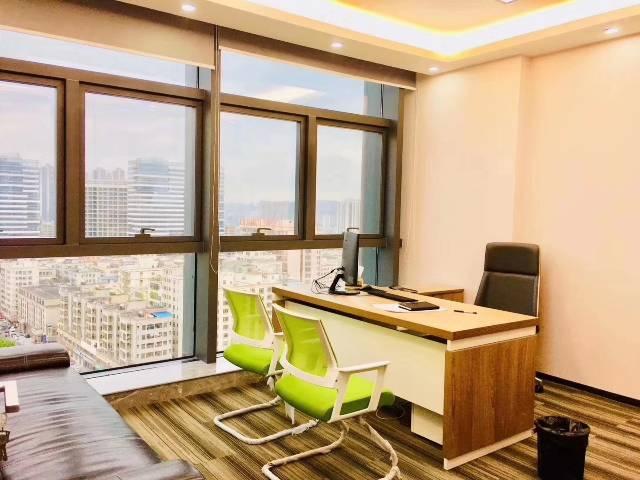 龙华深圳北双地铁口办公室出租豪装带家私物业直租