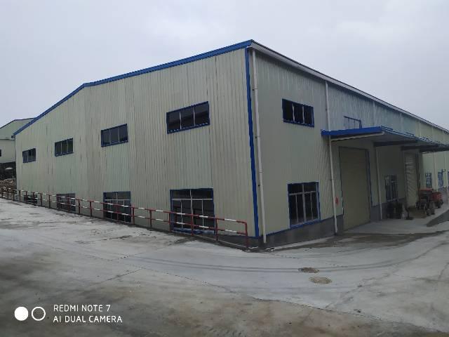 广州增城区全新钢构带牛角厂房仓库，滴水9米一万平方出租！