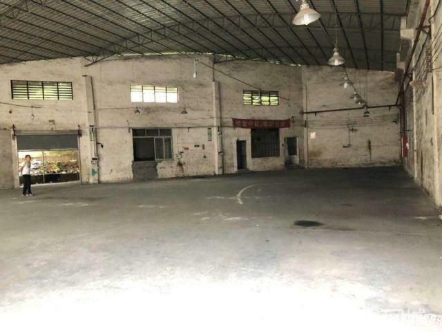 黄埔新空出1900平厂房仓库，租20块起可分租可办环评。