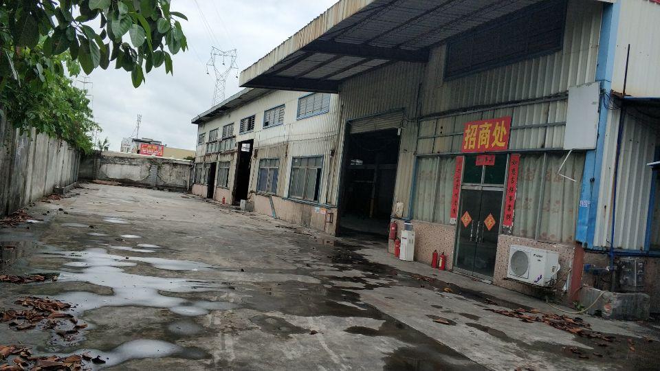 新塘镇开发区荔新路边单一层钢构独院厂房仓库出租证件齐全可办环