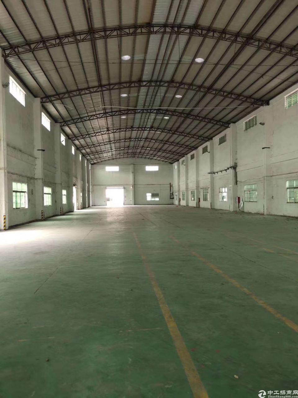 广州增城1500方独门独院可分租单一层钢构厂房仓库出租