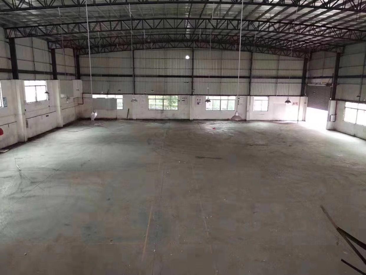 广州黄埔周边新出一楼中空无柱仓库，可生产加工