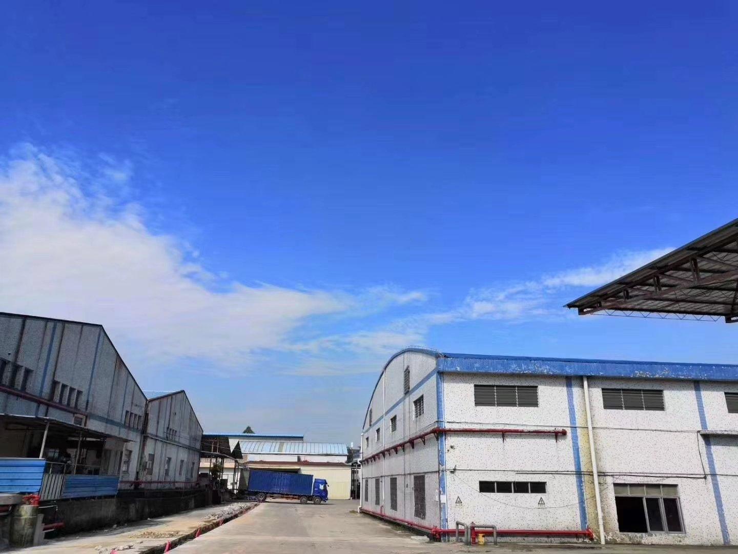 竹料工业区原房东出租独院单一层厂房仓库，滴水9米，中高12米
