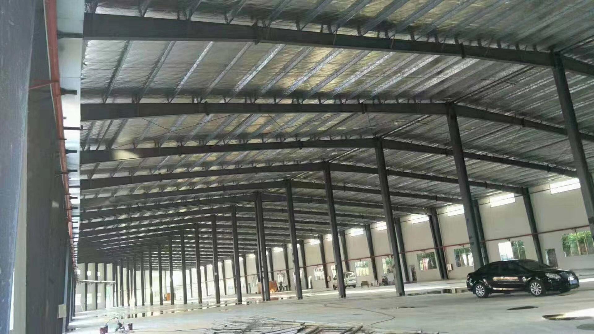 顺德伦教新塘工业区独院单一层钢结构厂房仓库出租。