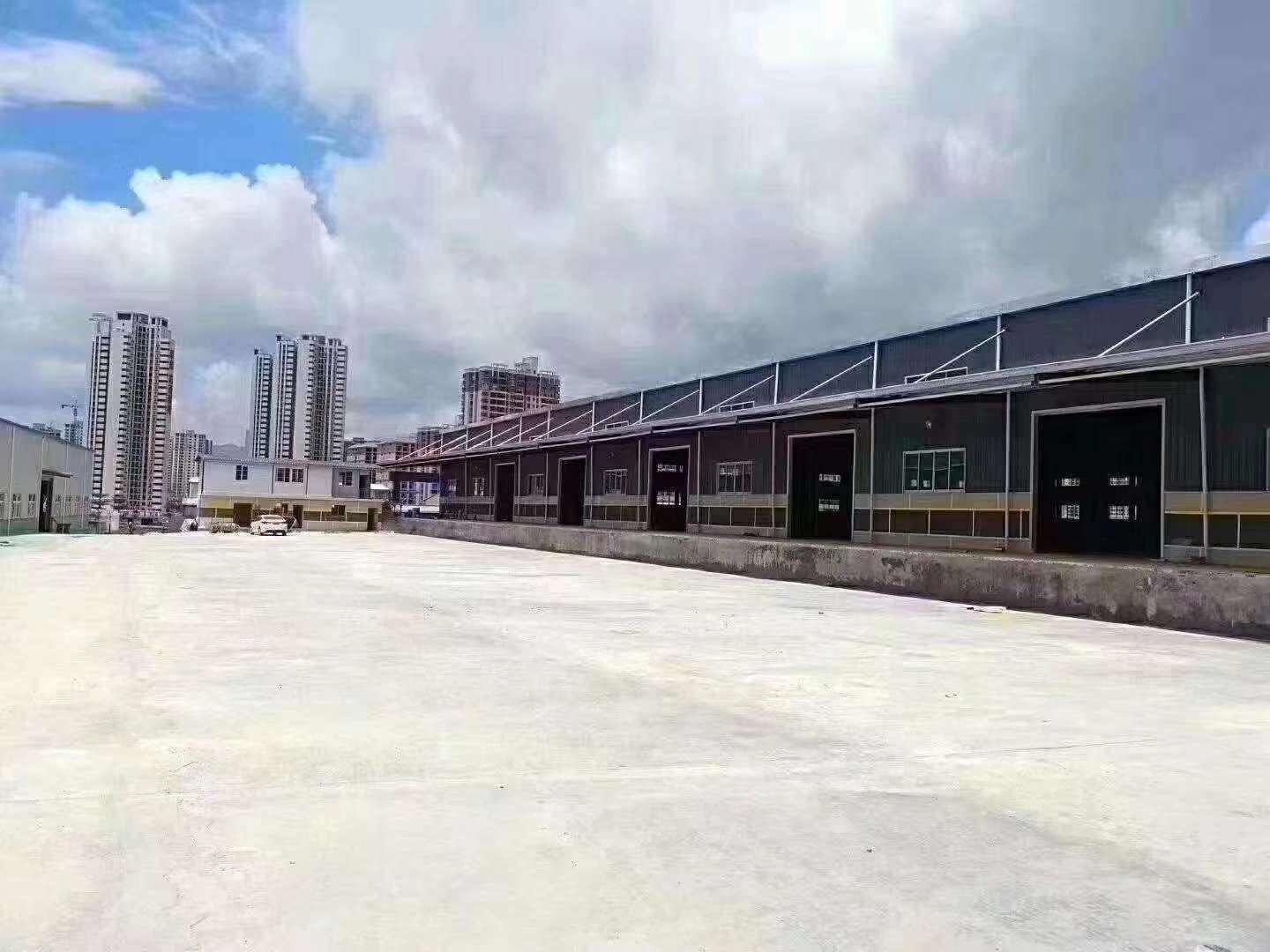 龙岗区沈海高速口钢构厂房3400平带卸货台空地大适合物流仓库