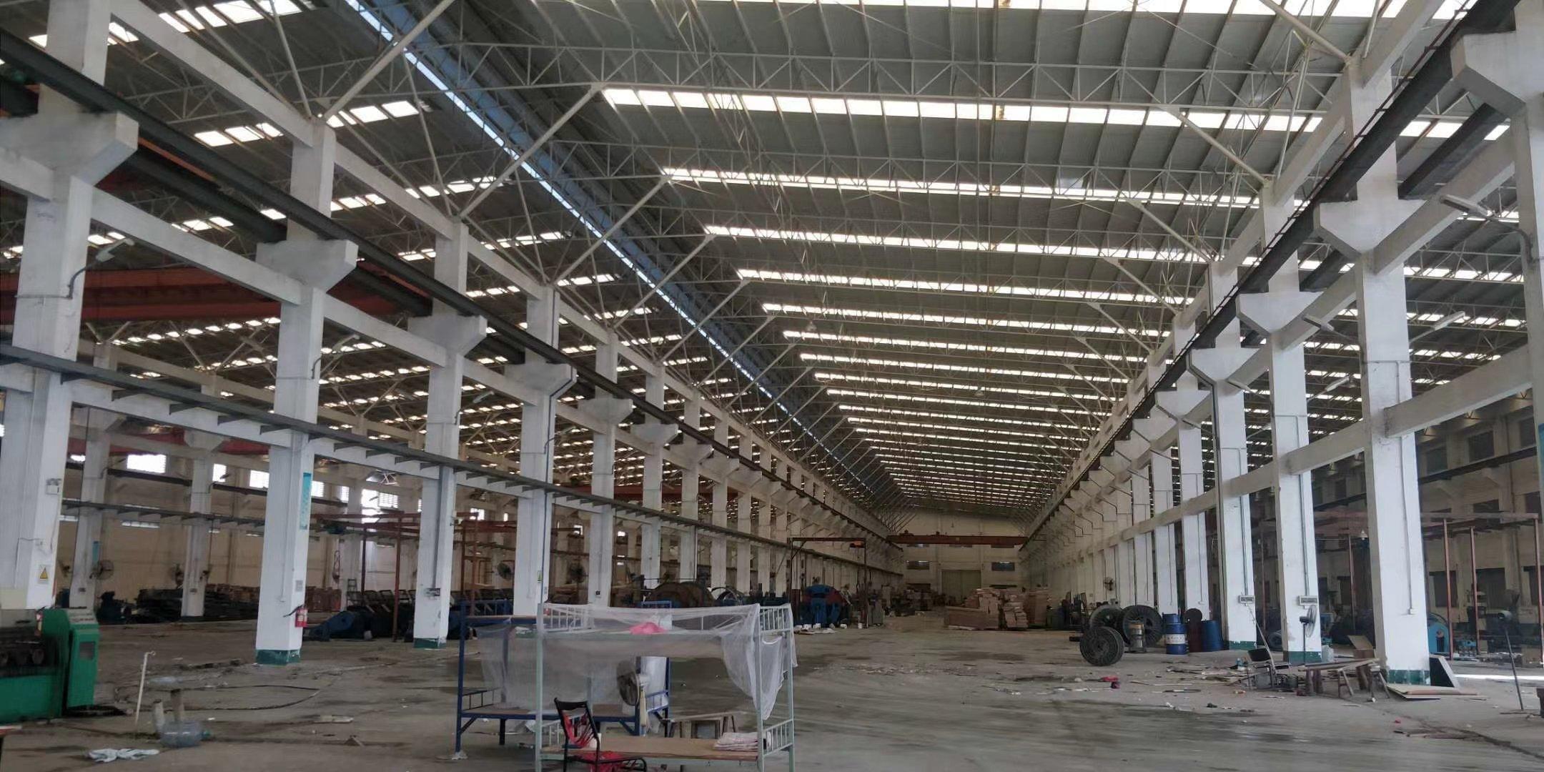 佛山南海九江独门独院滴水9米带牛腿行车钢结构单一层厂房5万方