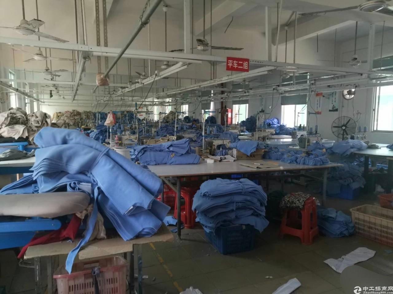 横岗安良现成服装厂房680平方无转让费厂房出租