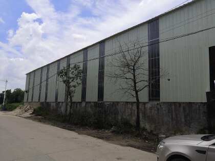 广汕公路旁工业园内单一层厂房出租可做机械五金物流仓库钢材