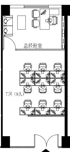 坂田甲级写字楼精装1+1格局98平物业直租东西朝向采光极佳1