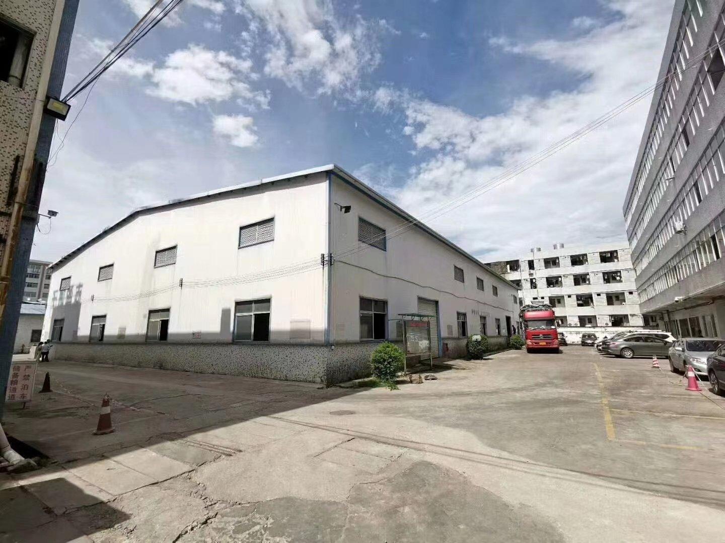 塘厦钢构独栋厂房出租2000平、8米高可生产加工、仓库、位置