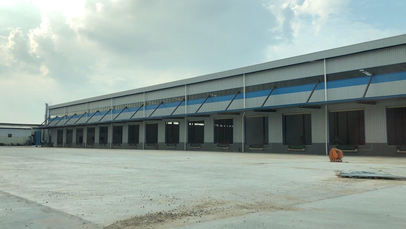 茶山镇新出钢构单一层物流储存仓库，40600平方占地面积，