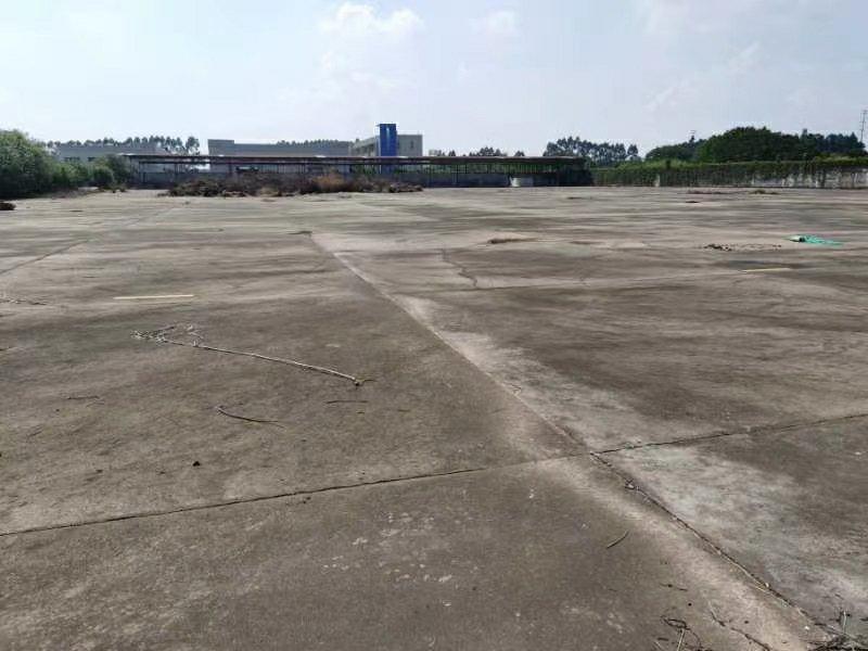 白云江高广花公路旁原房东20亩硬化空地出租可分租1