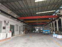 陈村镇广隆工业区原房东单一层钢构厂房滴水10米带吊机