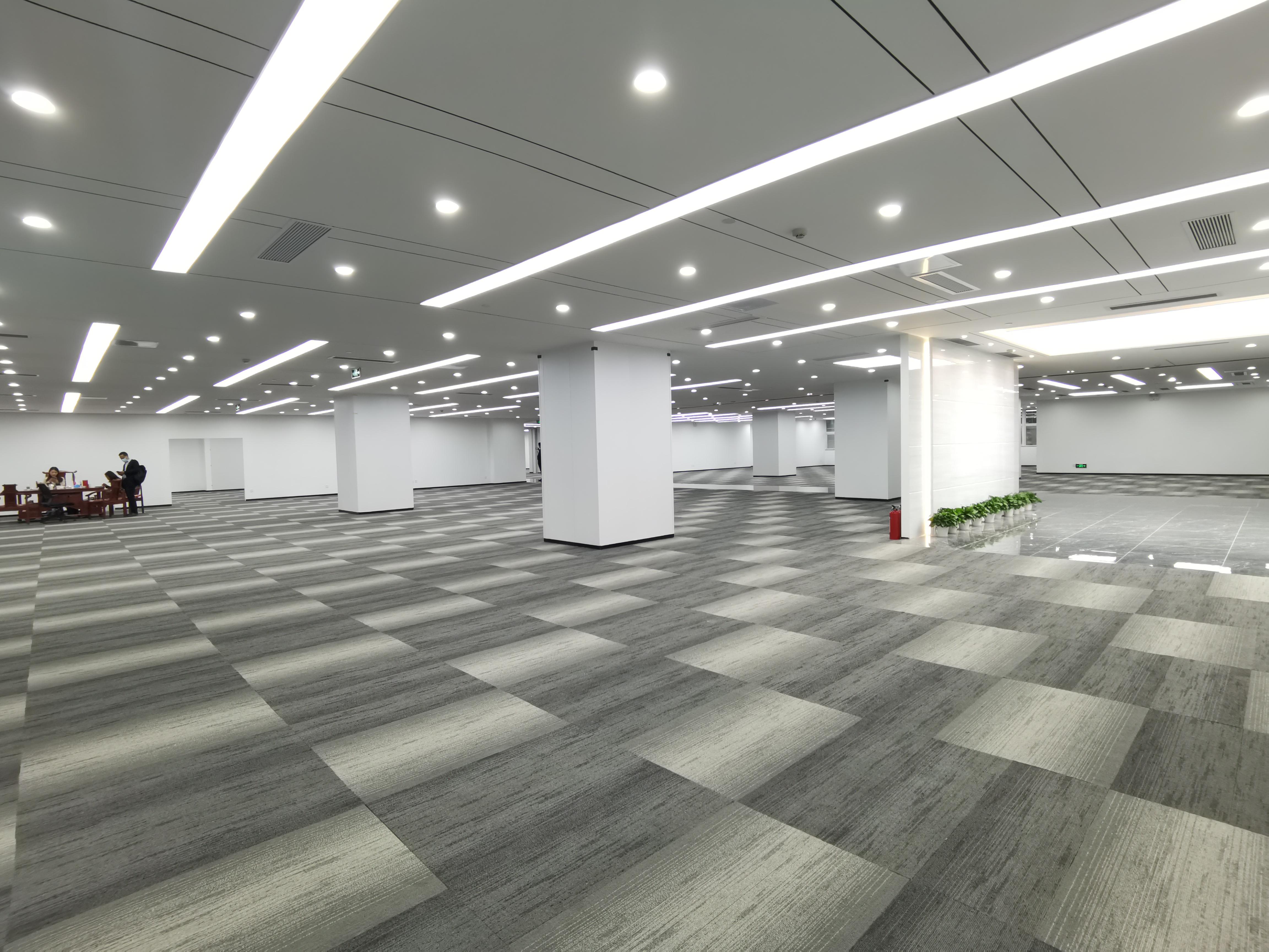 南山科技园，大面积写字楼办公室2548平，带隔间，户型方正