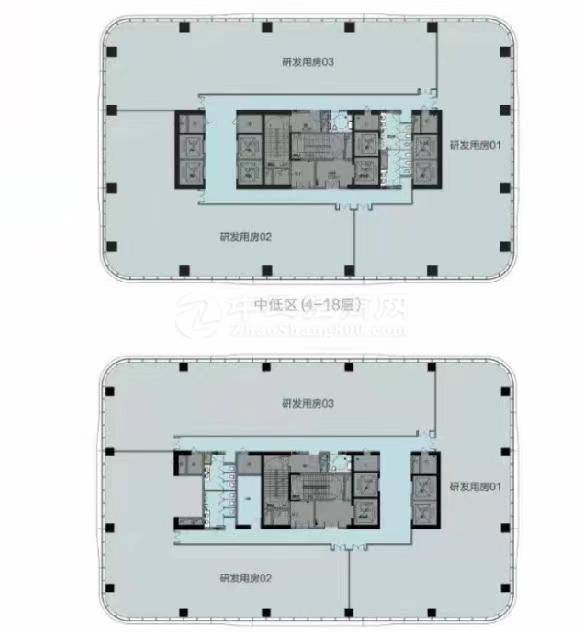 出售观澜桂花带红本标准写字楼18000平地铁口附近全新现房3