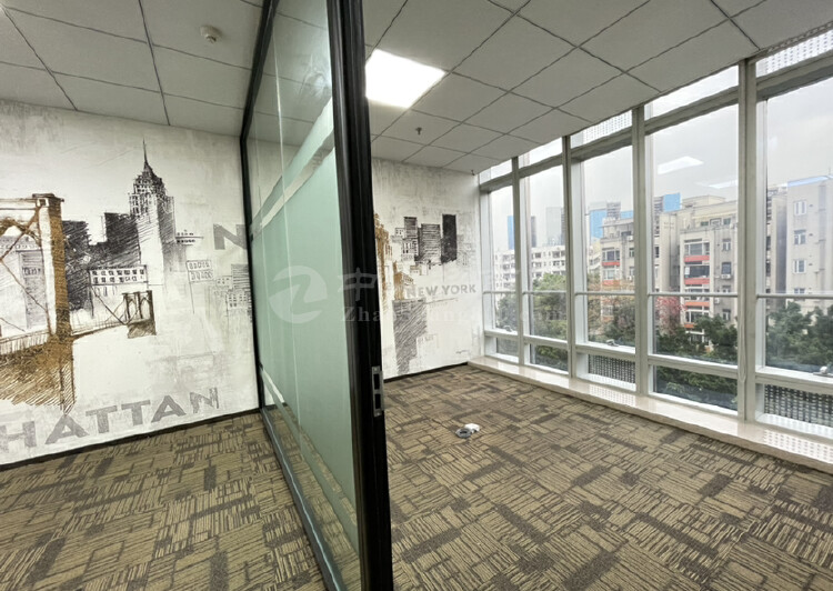 高新园地铁站大冲国际商务中心精装修红本办公室158平起租4