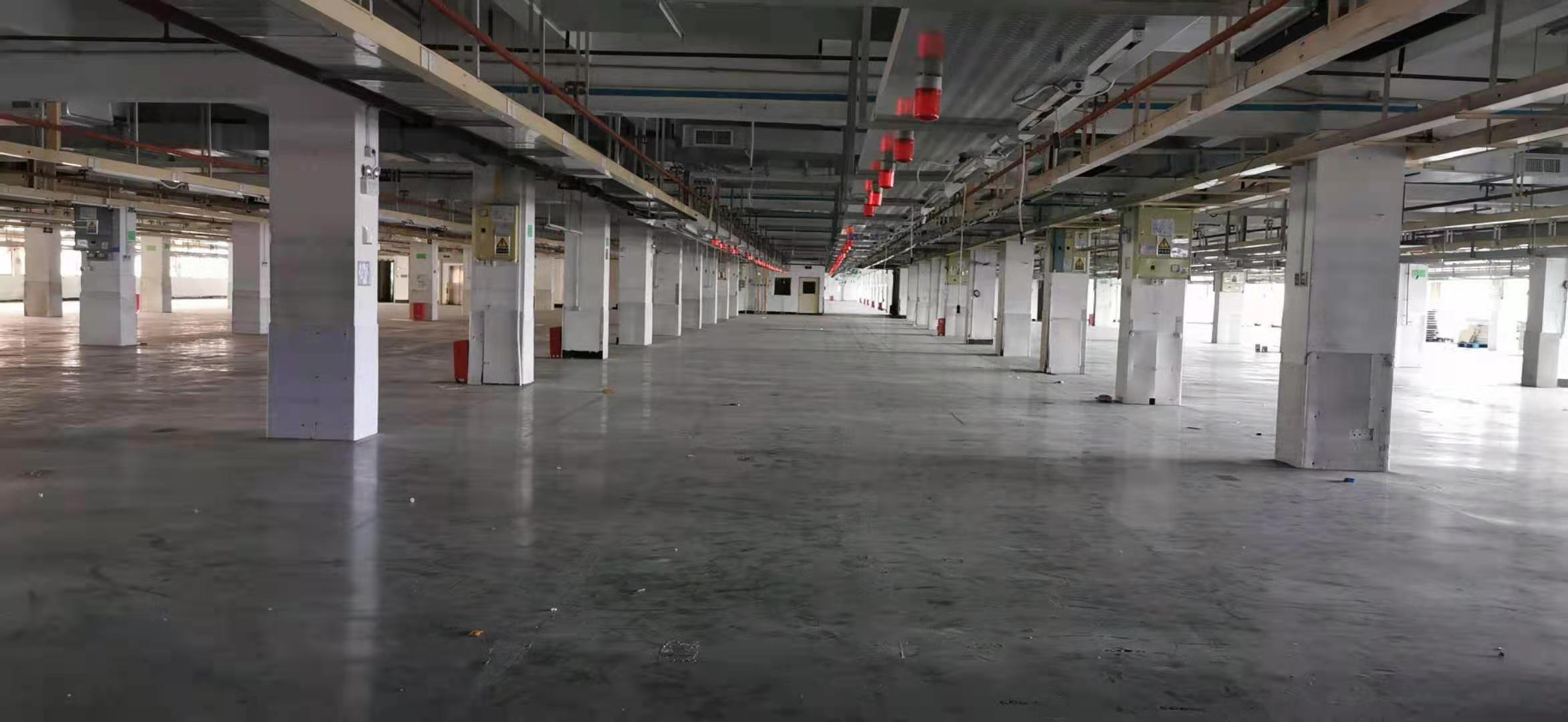 布吉高新产业园楼上2000平红本厂房仓库出租，可分租