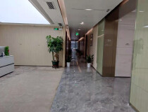 深圳北站龙华地铁口附近超甲级写字楼整层出租，高使用率豪华装修
