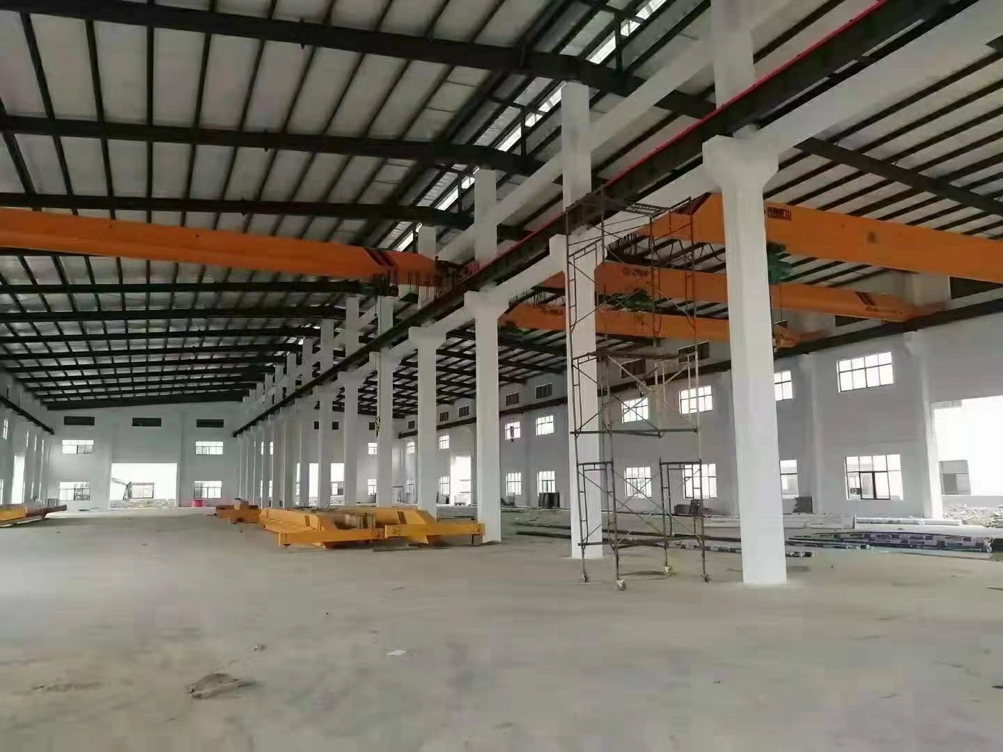 顺德区北滘镇级高新产业园区新出单一层钢构厂房仓库出租红本不拆