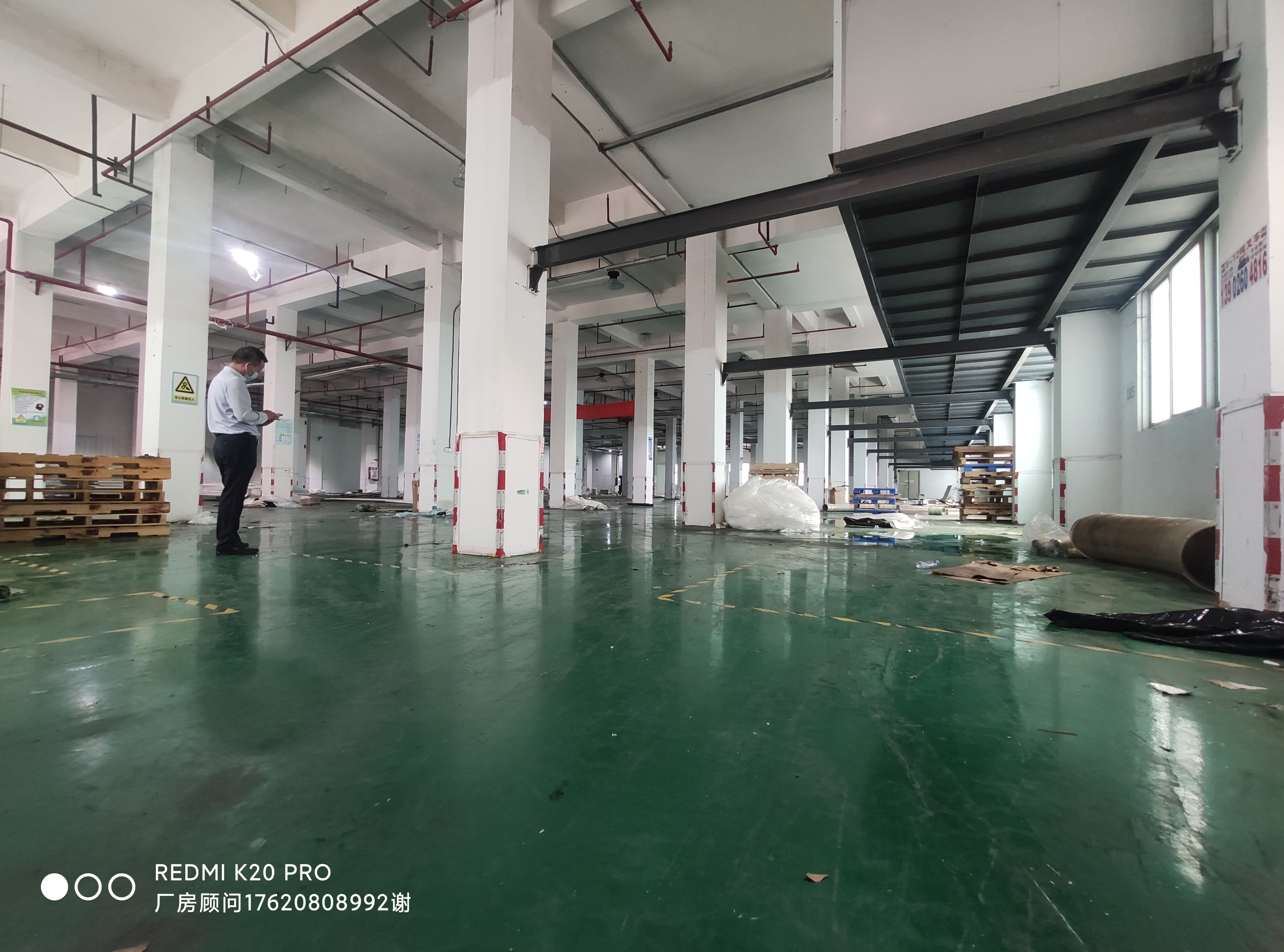 万江新村新空出标准一楼厂房，层高6米！可当仓库。