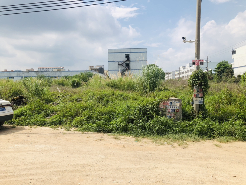 惠阳秋长工业用地空地9000平方水电到位证件齐全可搭建3