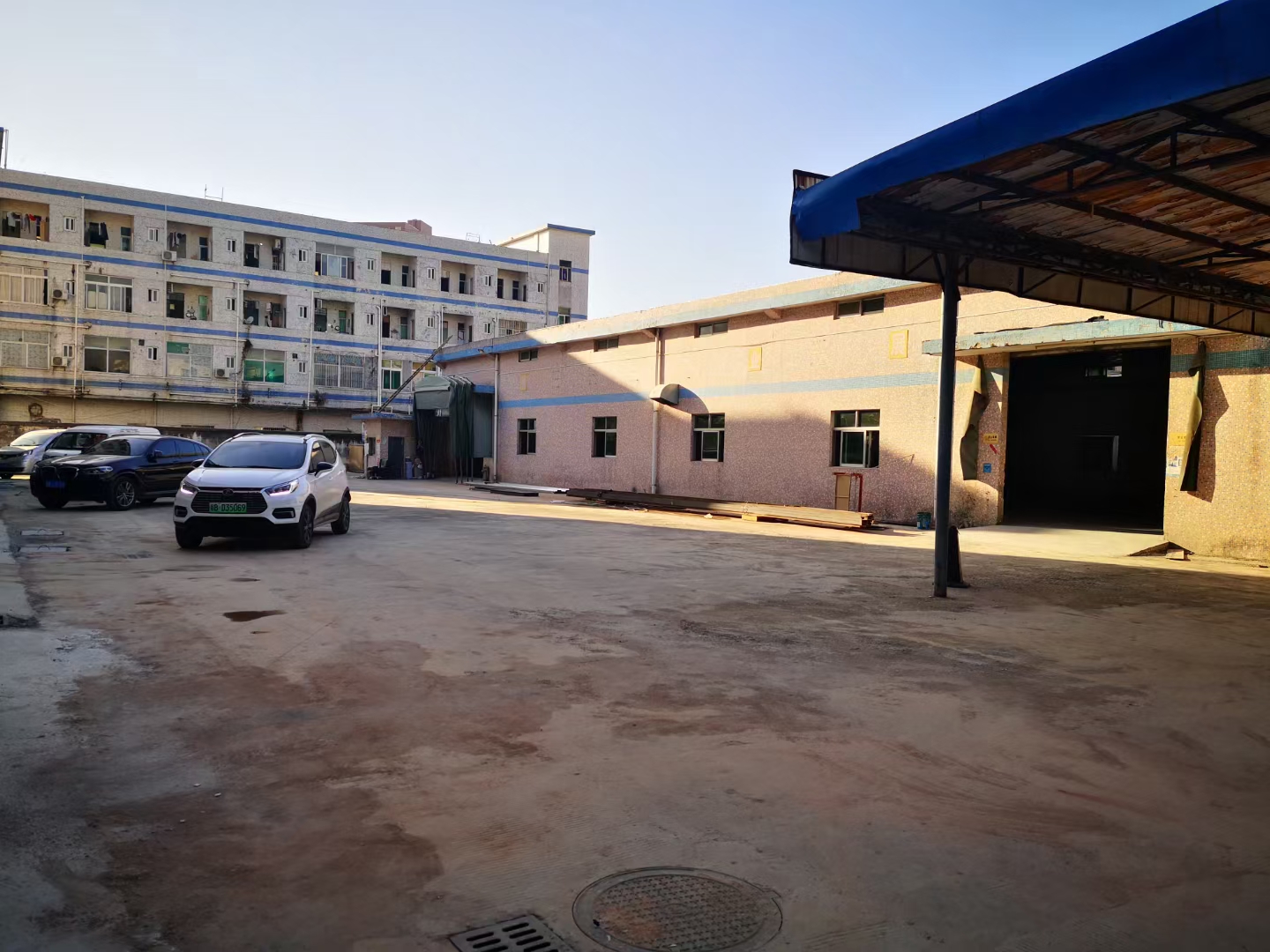 惠阳秋长独院钢构厂房仓库出租面积2500平方，有现成办公室