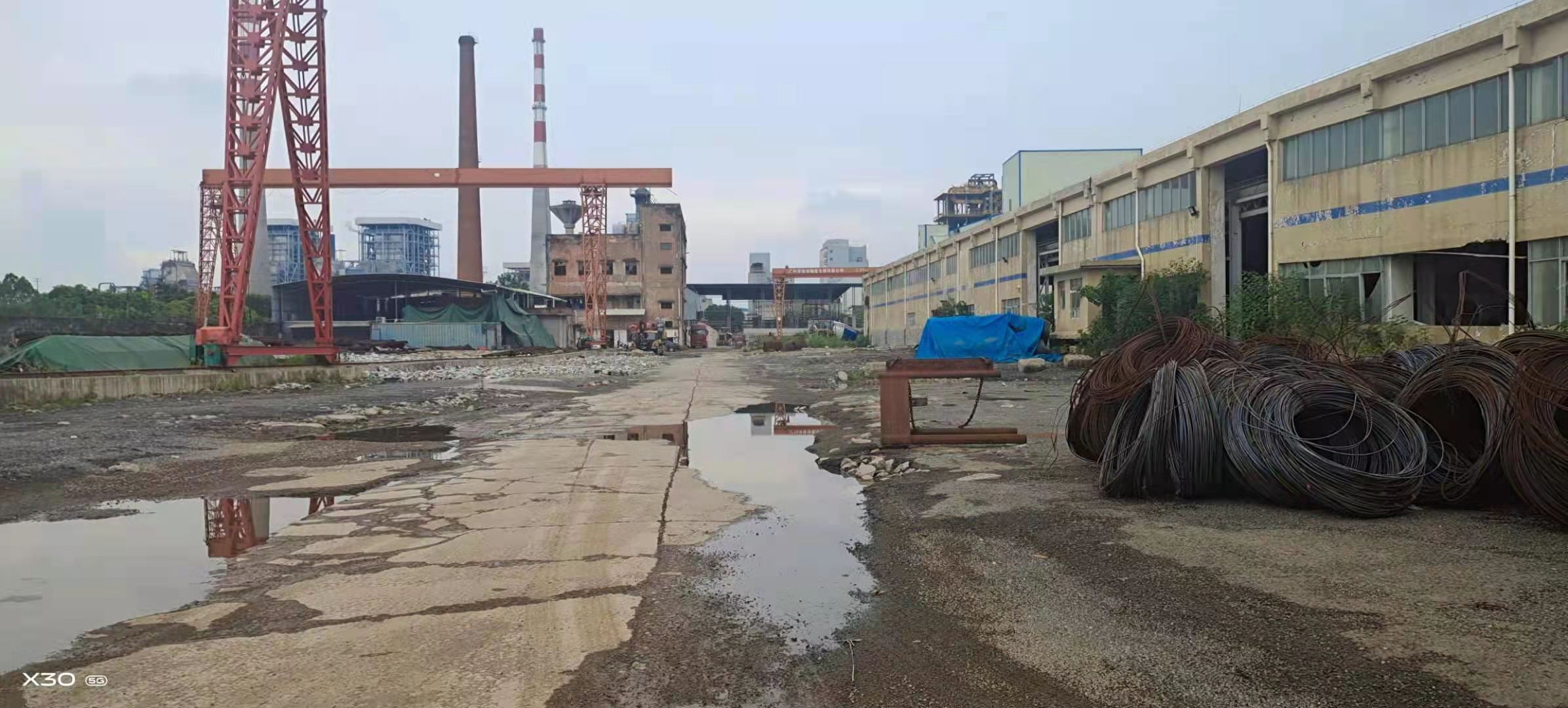 南岗街道出租空地30亩靠近路边水电齐全可分割出租1