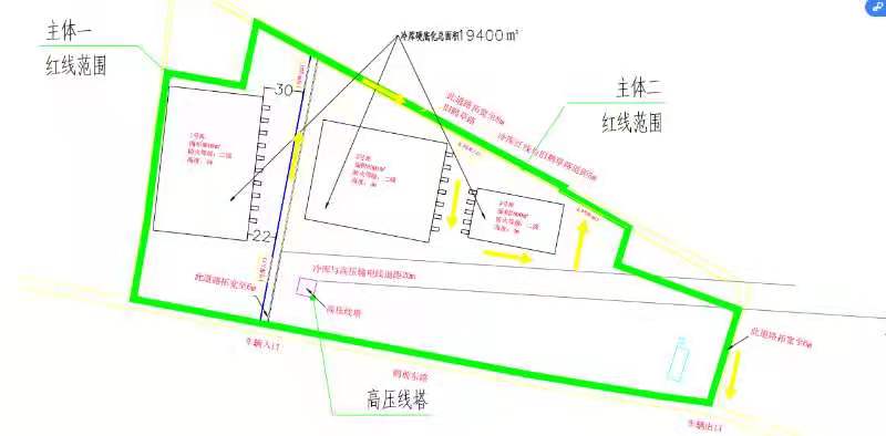 白云区冷链物流国际物流用地出租100亩可定建2