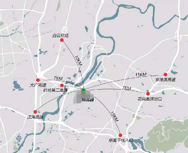 白云区冷链物流国际物流用地出租100亩可定建3