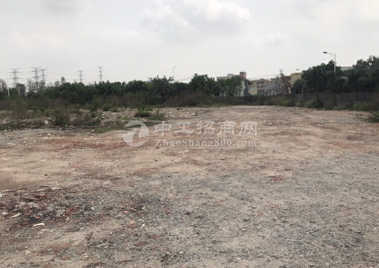 广州市番禺区沙头新出25亩空地出租，已简单硬化，无行业限制3