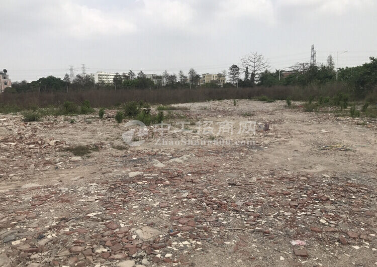 广州市番禺区沙头新出25亩空地出租，已简单硬化，无行业限制5