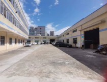 观澜福民新出工业园标准厂房一楼1300平，超大空地，现成办公
