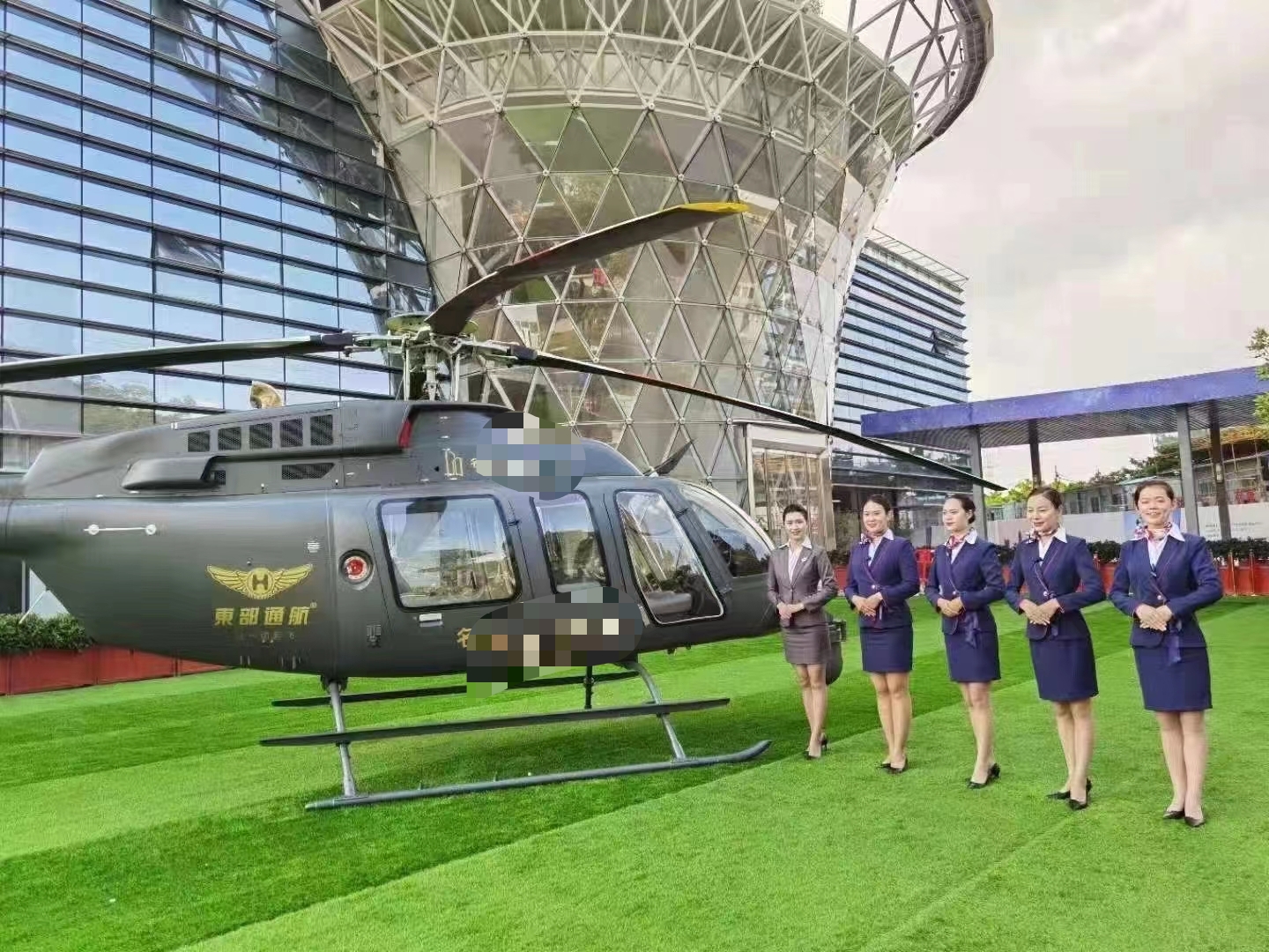 松岗带直升机停机坪总裁会馆420平方可按揭出售50年独立红本