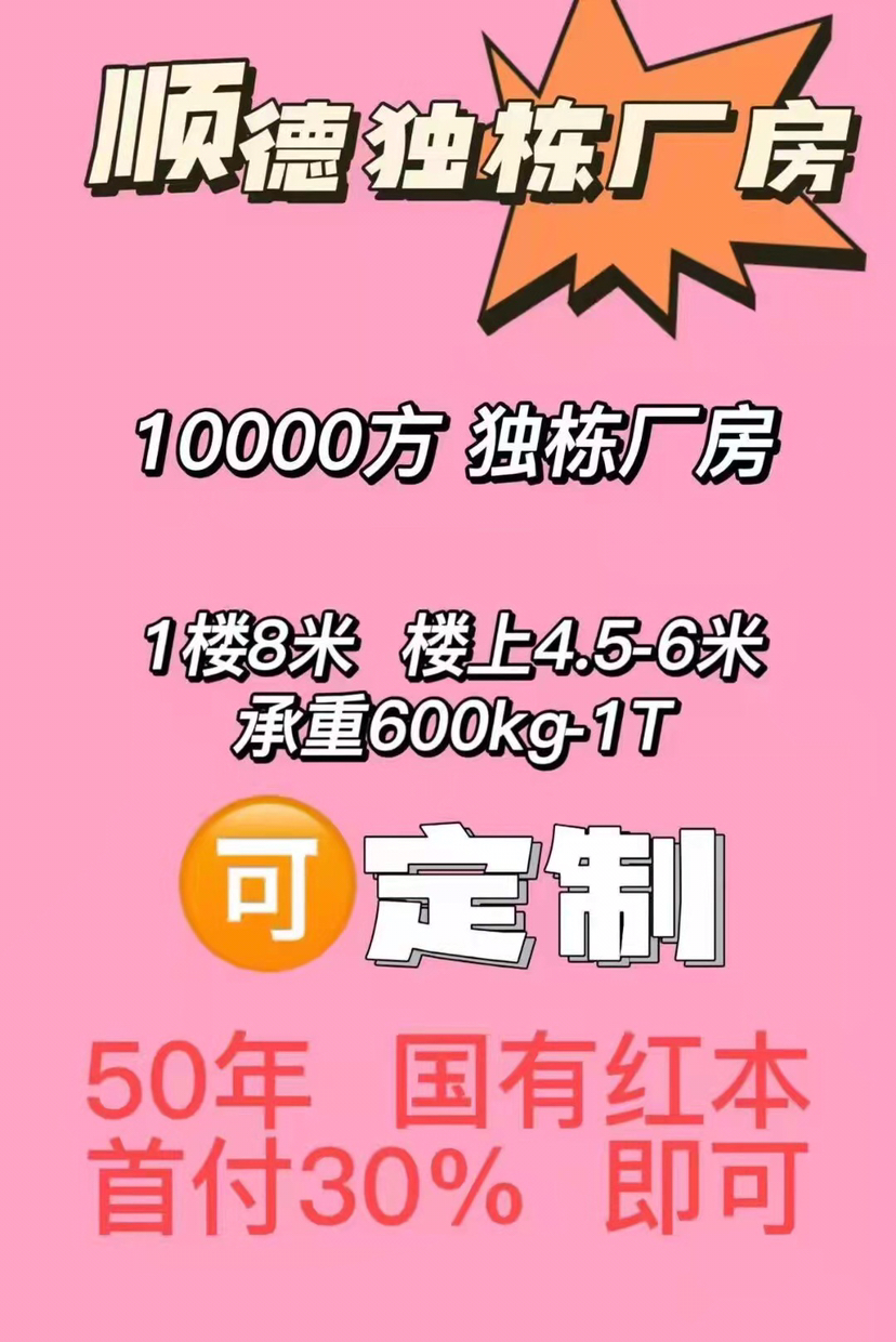 顺德独栋写字楼出售仅3200元一平米可个人名义购买首付20%1