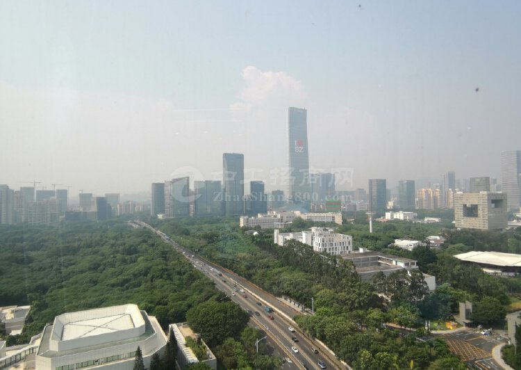 南山桃园地铁口精装修办公室228平俯瞰深圳大学风景好采光通透2