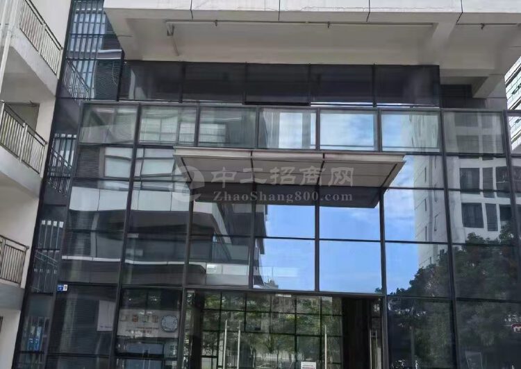深圳布吉独栋总部办公楼出租800平玻璃幕墙原房东实际面积出租1