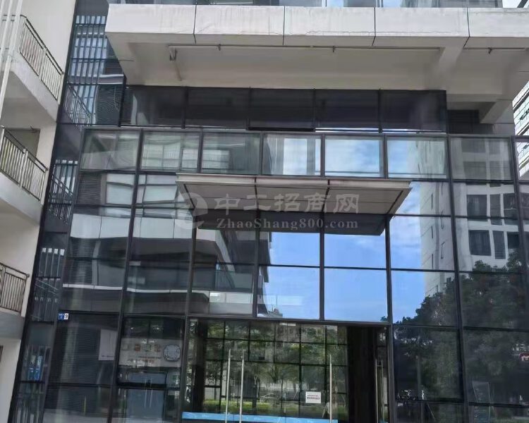 深圳布吉独栋总部办公楼出租800平玻璃幕墙原房东实际面积出租