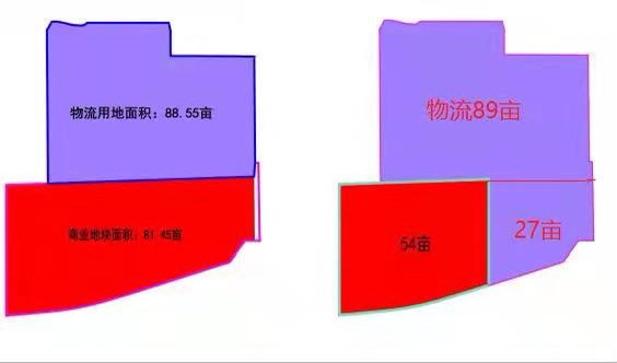 清远物流用地127亩出售1