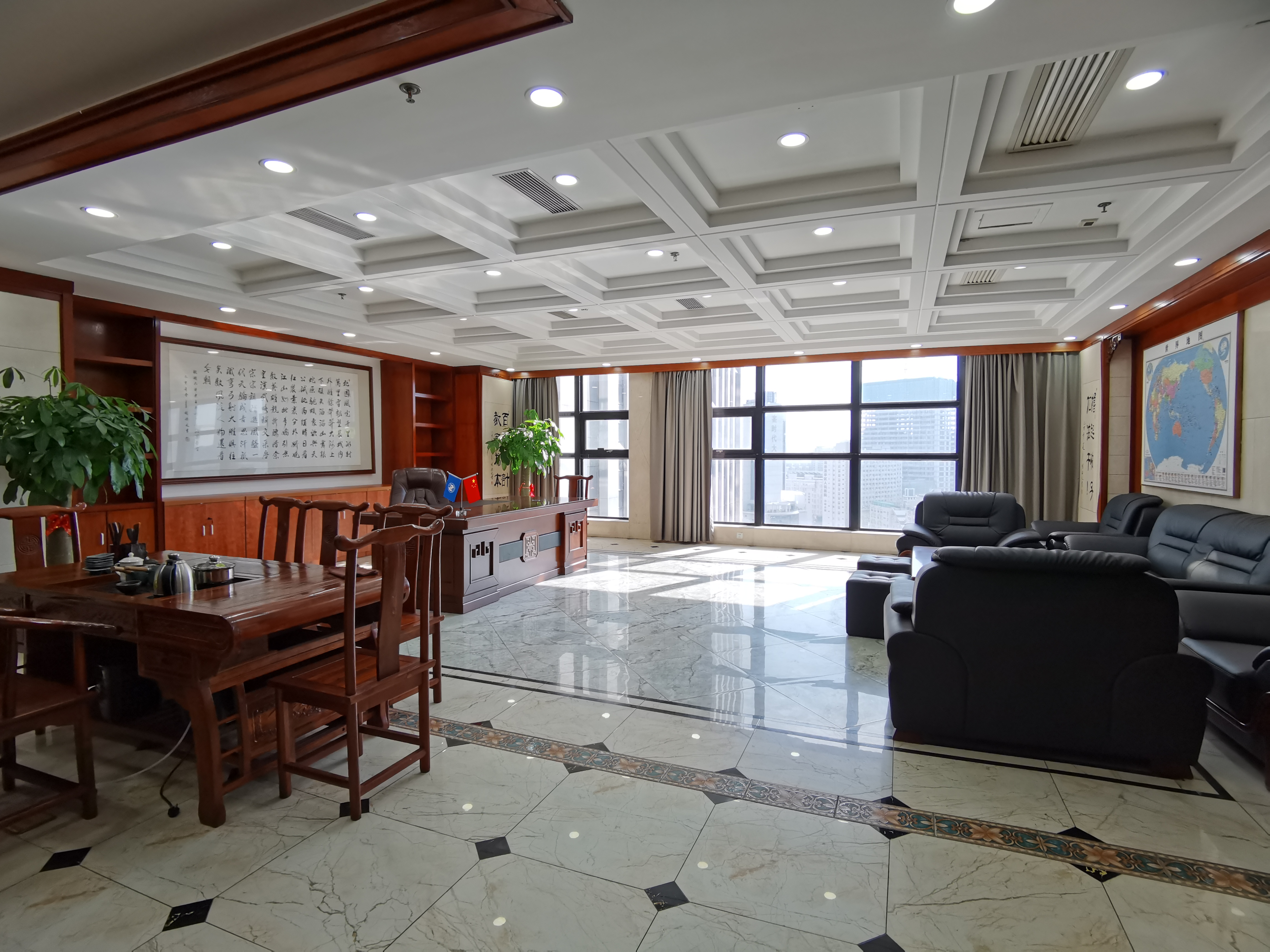 沙湾附近精装办公室出租带全套家私卡座空调采光通透高楼层