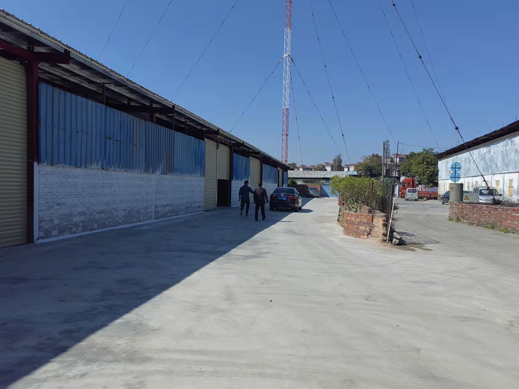 中山市港口镇木河迳独院原房东厂房710方出租面积实量