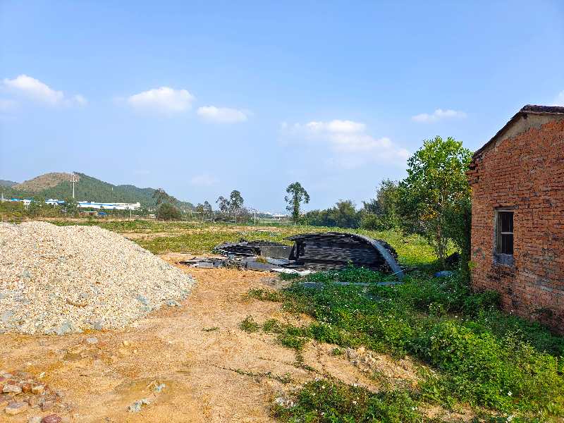 高明明城工业区、新出18亩空地出租、可堆放、停车场、水泥制件1