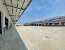 广州市番禺区单一层滴水12米带卸货高台空地超大仓库出租
