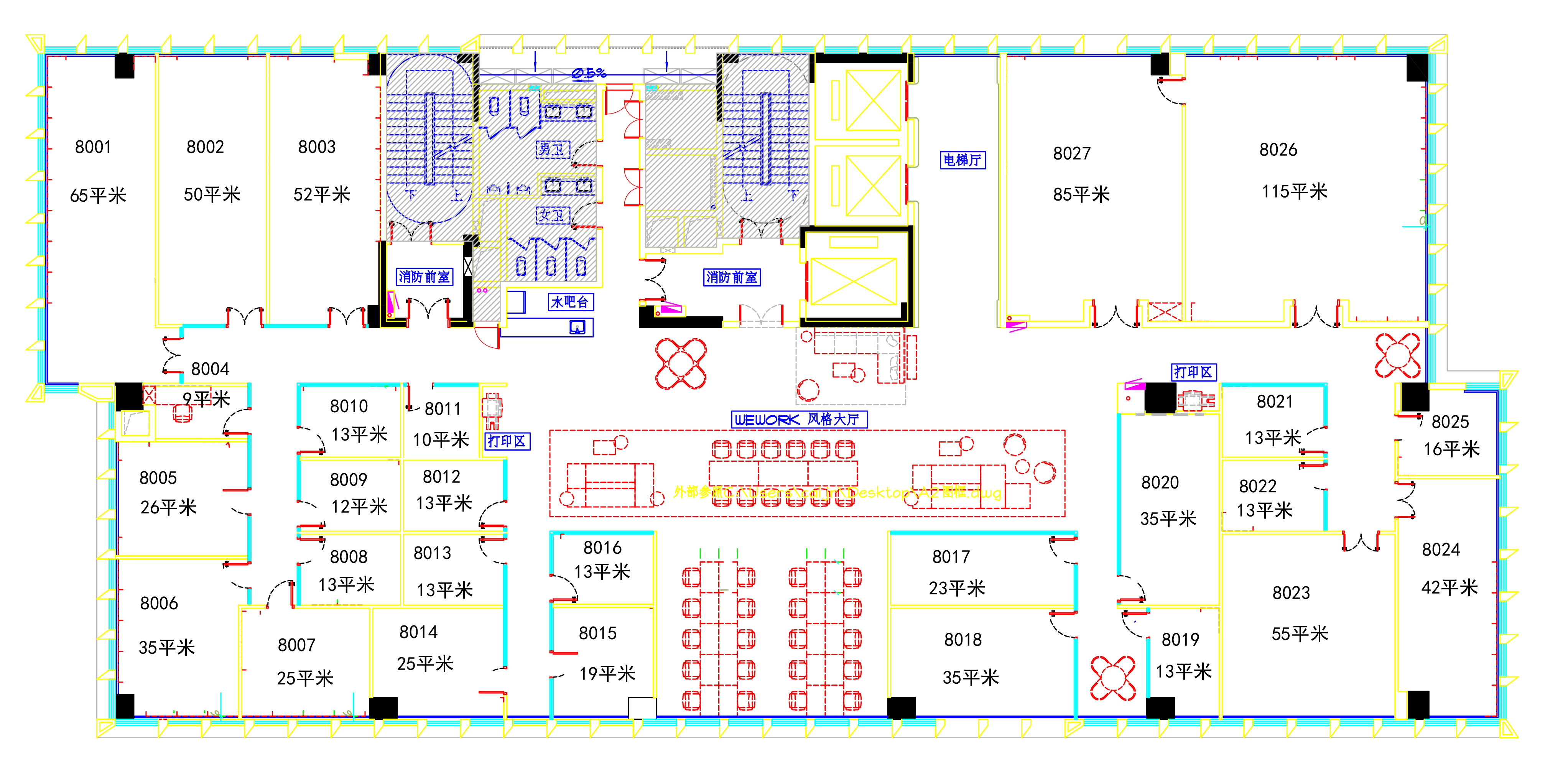 厂房仓库空地出租车位精装修可分租带隔间采光好配套齐全办公家具9