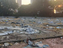 惠阳大路边可做推放废品打包两千平硬化空地出租