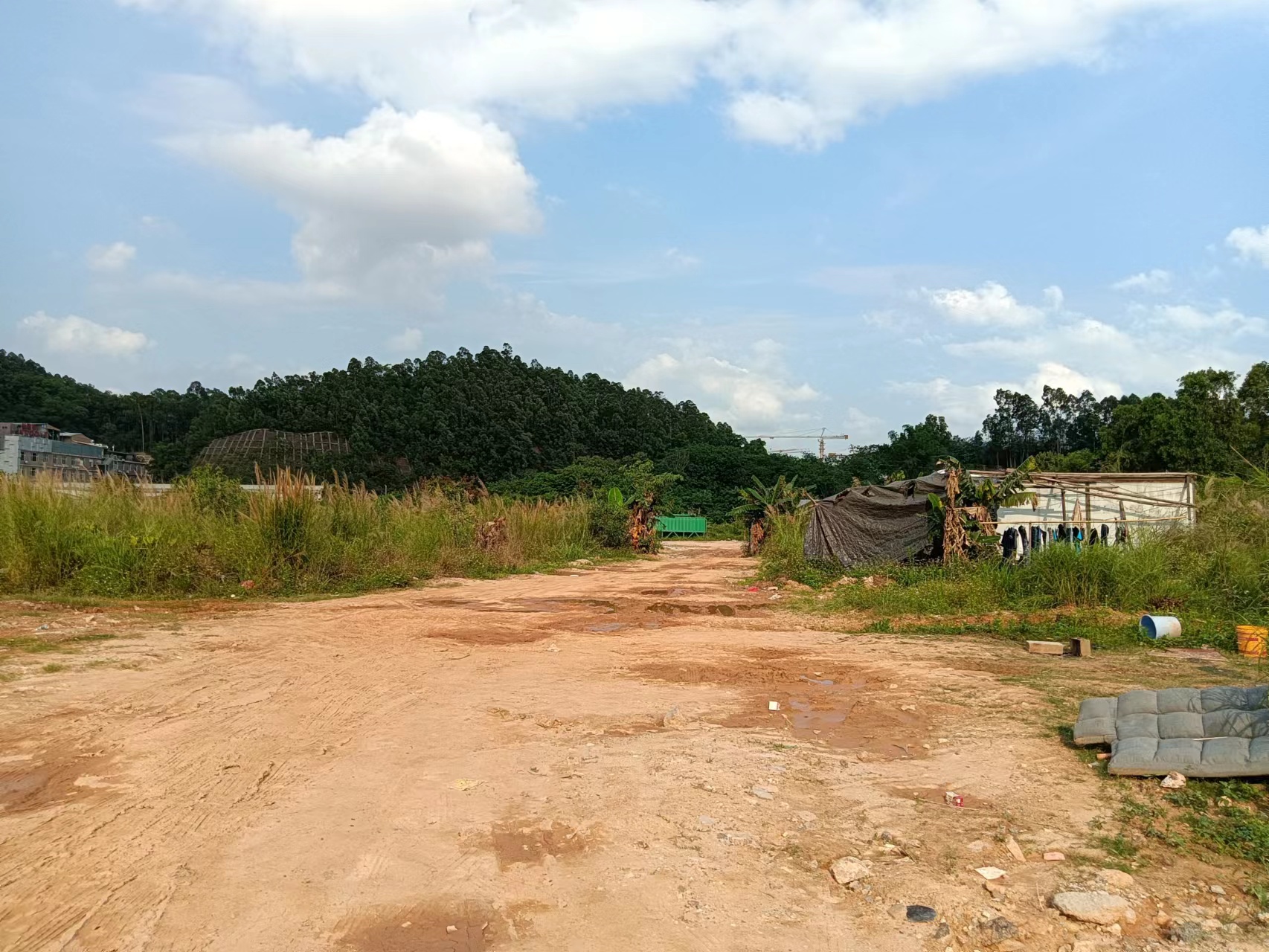 番禺大石街道105国道旁大石段500亩空地可分租1